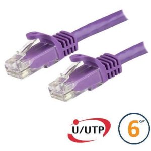 Cordon RJ45 Cat 6 U/UTP Primacy  3m violet - EOC6U0300F