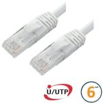 Cordon RJ45 Cat 6 U/UTP Primacy  0.5m blanc - EOC6U0050W