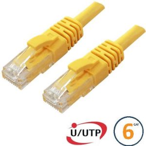 Cordon RJ45 Cat 6 U/UTP Primacy  10m jaune - EOC6U1000J