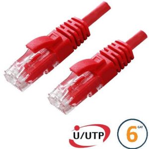 Cordon RJ45 Cat 6 U/UTP Primacy  10m rouge - EOC6U1000R