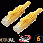 Cordon RJ45 Cat 6 U/UTP Classic 5m jaune - EOC6UA0500J