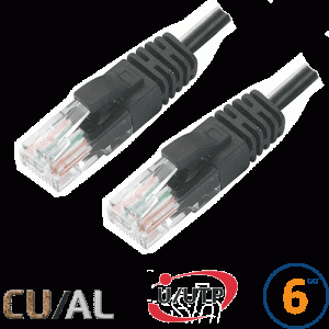 Cordon RJ45 Cat 6 U/UTP Classic 2m noir - EOC6UA0200N