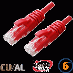 Cordon RJ45 Cat 6 U/UTP Classic 15m rouge - EOC6UA1500R