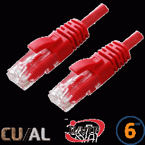 Cordon RJ45 Cat 6 U/UTP Classic 2m rouge - EOC6UA0200R
