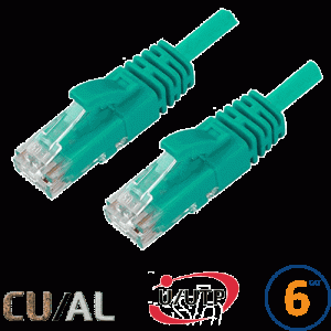Cordon RJ45 Cat 6 U/UTP Classic 50cm vert - EOC6UA0050V
