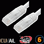 Cordon RJ45 Cat 6 U/UTP Classic 30cm blanc - EOC6UA0030W