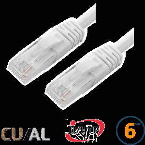 Cordon RJ45 Cat 6 U/UTP Classic 30cm blanc - EOC6UA0030W
