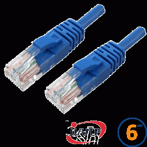 Cordon RJ45 Cat 6 U/UTP Primacy 0.3m bleu - EOC6U0030B