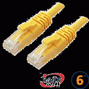Cordon RJ45 Cat 6 U/UTP Primacy 0.3m jaune - EOC6U0030J