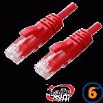 Cordon RJ45 Cat 6 U/UTP Primacy 0.3m rouge - EOC6U0030R