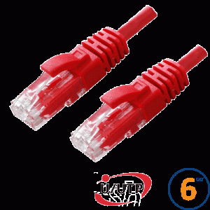 Cordon RJ45 Cat 6 U/UTP Primacy 0.3m rouge - EOC6U0030R