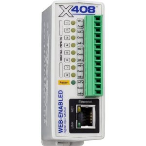 WebRelay 8 digital I/O alim 9-28Vdc - X-408-I