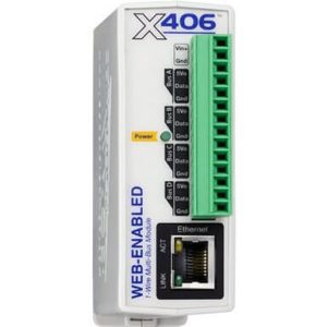 Monitor Temperature Humidity 4 I/O alim POE - X-406-E