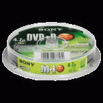 Cloche de 10 DVD+R 16X - 10DPR47SP