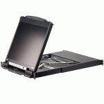 Console KVM rack. double rail TFT 19" 8 ports - CL5808N-ATA-FG