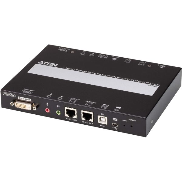 KVM Extender over IP USB DVI RS232 + Virtual média - CN9600-AT-G