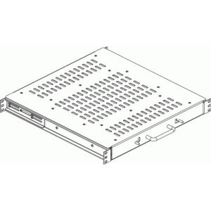 Plateau coulissant 1U 450mm charge lourde 80kg - DP-PZ-450V