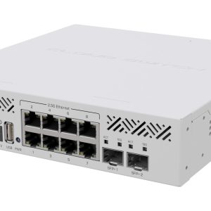 Switch 8 ports 2,5Giga + 2 SFP+ Vlans - CRS310-8G+2S+IN