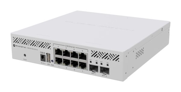 Switch 8 ports 2,5Giga + 2 SFP+ Vlans - CRS310-8G+2S+IN