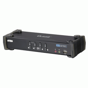 Switch KVM desktop 4 ports DVI USB audio + USB - CS1764A-AT-G