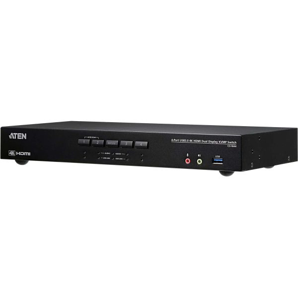 Switch KVM desktop 4 ports dual HDMI 4K - CS1844-AT-G