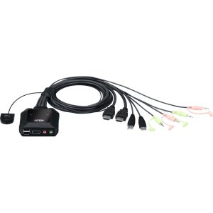 Mini switch KVM 2 ports HDMI 4K audio - CS22H-AT
