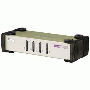 Switch KVM desktop 4 ports VGA USB + 4 câbles - CS84U-AT