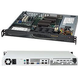Chassis supermicro 1U CSE-512F-600 W - CSE-512F-600B