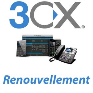 Renouvellement licence ou maintenance 3CX -