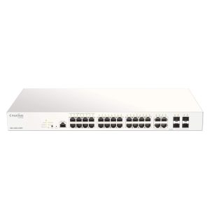 Nuclias Switch 24 Giga PoE at 370W + 4 Combo SFP - DBS-2000-28MP/E