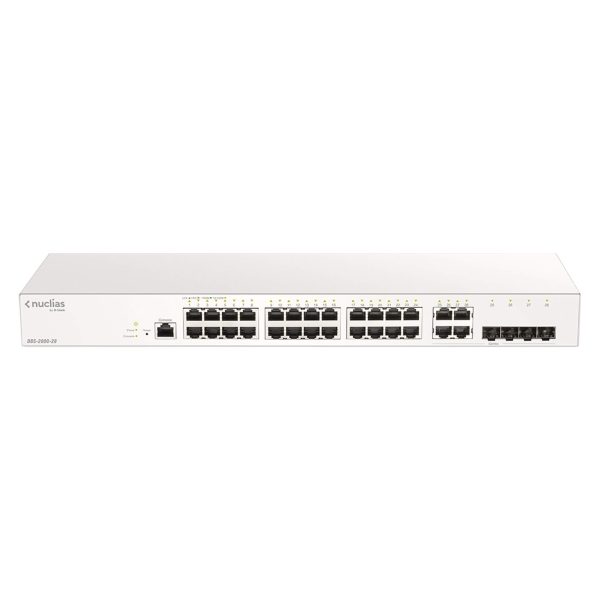 Nuclias Switch 24 Ports Giga + 4 Combo SFP - DBS-2000-28/E