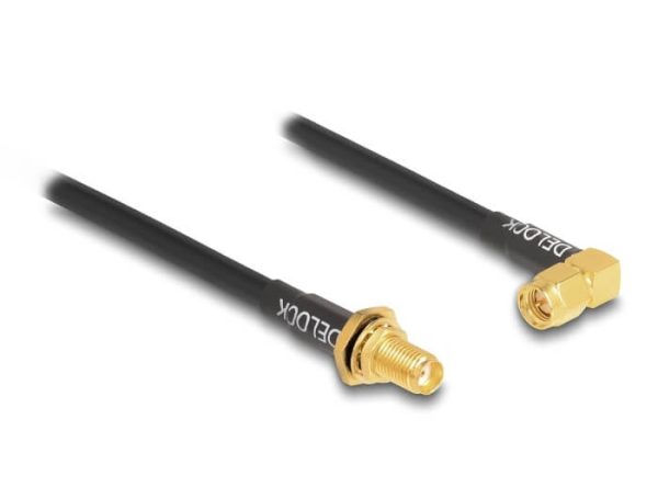 Câble antenne SMA F / SMA M 90° 30cm - 12110