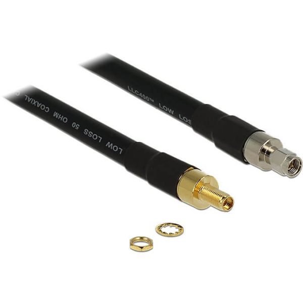 Câble antenne SMA M > SMA F 10m low loss - 13011
