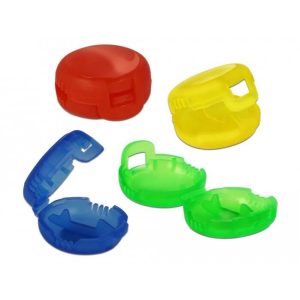 Pack de 4 câble clipper Bleu, Jaune, rouge, vert - 18292