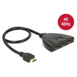 Switch HDMI 3 In 1 Out 4K 60Hz compact - 18600