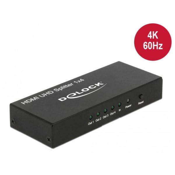 Splitter HDMI UHD 1 in > 4 out 4K 60Hz - 18684