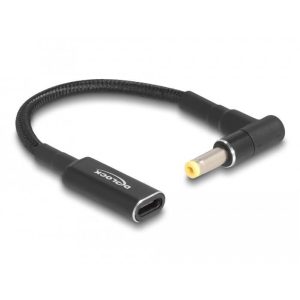 Adaptateur de charge USB-C > HP 7,8x1,7 90° 15cm - 60033
