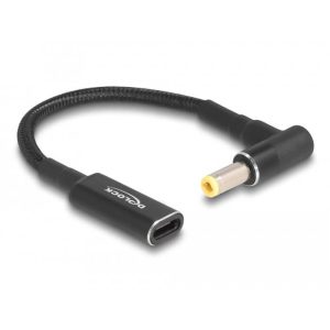 Adaptateur de charge USB-C > 5,5x2,5 90° 15cm - 60040
