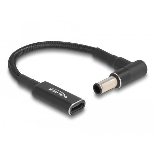 Adaptateur de charge USB-C >Sony 6,0x4,3 90° 15cm - 60043