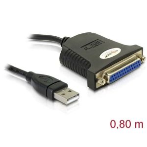 Adaptateur USB parallèle 1 port DB25 Femelle 0.8m - 61330