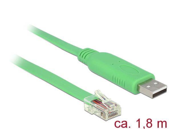 Câble adaptateur USB A vers série RS232A RJ45 - 62960