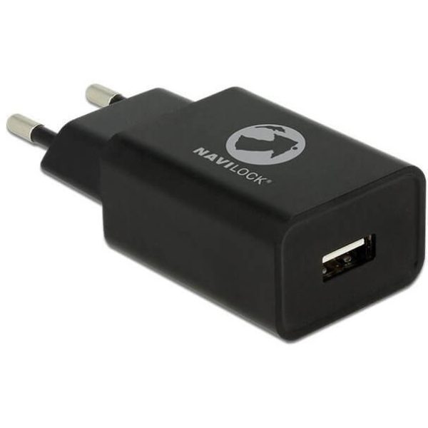 Chargeur USB 1 sorties 3,6 à 12V QC 3.0 noir - 62968