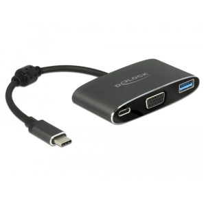 Adaptateur USB Type c 3.1 >VGA + USB - 62992