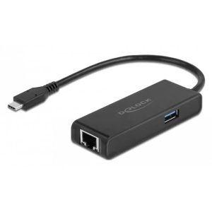 Adaptateur USB Type  C -> Ethernet 2.5Giga + USB A - 63826