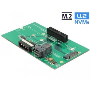 Adaptateur U.2 SFF-8643 > PCIe x4 ou M.2 Key M - 63952