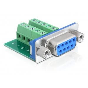 Adaptateur DB9 F > terminal block - 65268