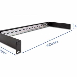 Kit rail din pour baie 19" hauteur 1U - 66883