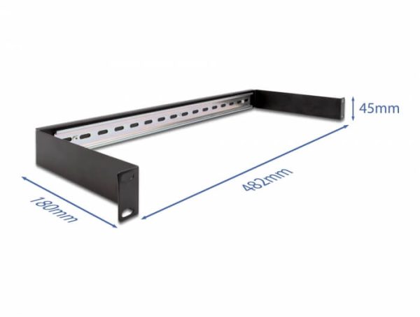 Kit rail din pour baie 19" hauteur 1U - 66883