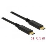 Câble USB 3.1 (10Gbps) Type C Mâle / Mâle 0,5m - 83042