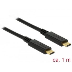 Câble USB 3.1 (10Gbps) Type C Mâle / Mâle 1m - 83661